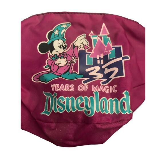 Vintage Disney Disneyland Magic Mickey Fantasia Fanny Pack Crossbody Purse 35 Ye - Picture 2 of 4
